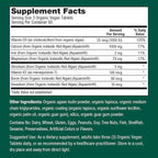 PlantFusion Organic Vegan Calcium, Premium Organic Plant Based Calcium (1000mg) Sourced from Icelandic Red Algae, Plus Magnesium, D3, K2, Iron and Boron, 180 Vegan Tablets