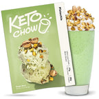 Keto Chow Pistachio | Keto Meal Replacement Shake Powder | Nutritionally Complete | Low Carb | Delicious Easy Meal Substitute | Protein Rich You Choose The Fat | Single Meal Sample