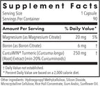 Allergy Research Group Boron Joint with CurcuWIN - Boron Complex for Men & Women, Bone & Joint Support, 6mg Supplement, Vegetarian Capsules - 90 Count