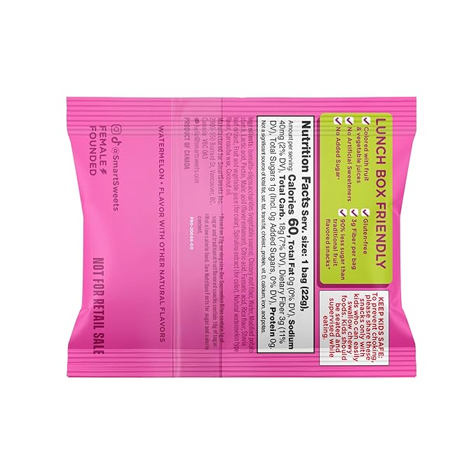 Smart Sweets Sourmelon Bites Multipack, 6.24 Ounce