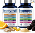Immuneti Advanced Immune Support – Doctor Formulated 6-in-1 Daily Immunity Supplement – Made in USA – With Vitamin C, D3, Zinc, Elderberry, Garlic & Echinacea - Vital Nutrients & Antioxidants (2)