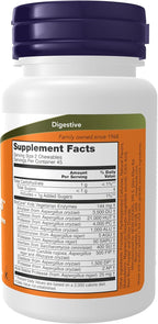 NOW Foods Supplements, ChewyZymes, Broad Spectrum Chewable Enzymes, Berry Flavor, 90 Chewables