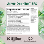 Jarrow Formulas Jarro Dophilus Probiotics 10 Billion CFU - Probiotic Supplement Capsules for Digestive Health & Gut Health for Women and Men, 120 Veggie Capsules (Pack of 2)