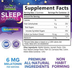 Sleep Gummies 6mg Per Serving - Sugar Free Melatonin Gummy Supplement for Adults - Natural Zero Sugar Sleeping Gummy for Adults & Kids, Orange Flavored, Extra Strength Sleep Support - 60 Count