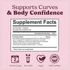 Pretty Privates Butt Enhancer Supplement - Works with Your Body for Curves and Body Confidence - Use with or Without Butt Cream - 60ct