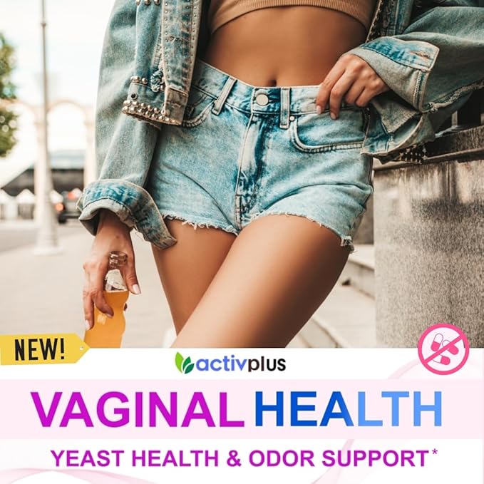Vaginal Health 5-in-1 Vaginal Odor HP-V Immunity Support pH balance Yeast Itching Dryness Support - 2X Absorption Clinical Strength - Mushrooms Hyaluronic Acid Astragalus Curcumin14 Vaginal Capsules