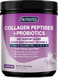 DRFOSTER Collagen Peptides Powder with Probiotics - Hydrolyzed Collagen Type I II III V X with Antioxidant Blend - Multi Collagen for Women Support Skin Hair Nail Joints & Gut, 35 Servings, Non-GMO