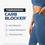 Night Time Fat Burner to Shred While You Sleep | Belly Fat Burner, Carb Blocker & Weight Loss Support Supplements | Lose Weight, Support Metabolism & Fall Asleep Fast | 60 Nighttime Diet Pills