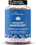 Eu Natural Urinary Harmony D-Mannose Supplement - Urinary Tract Health for Women - Fast-Acting Urinary Cleanse & Flush with Clinical-Strength D-Mannose & Hibiscus - 180 Capsules