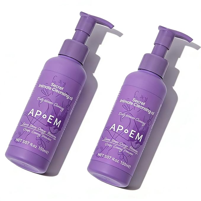 APoEM Secret Intimate Cleansing Oil 150ml, Feminine Wash for Hydration with Evening Primrose & Chamomile, Non-Greasy (2)