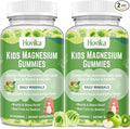 Magnesium Glycinate Gummies for Kids: Calm Magnesium Supplement for Kids & Adults with Zinc Citrate, GABA, Chamomile, Vitamin B6 & C - Sleep, Relaxation & Focus, Green Apple & Kiwi Flavor 120ct