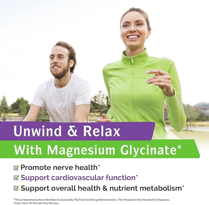 Innate Vitality Magnesium Glycinate 500mg | 70mg Elemental Magnesium Supplement - High Absorption, Non Buffered, Non-GMO & No Gluten - Vegan - Nerve Health - 120 Capsules (Pack of 1)