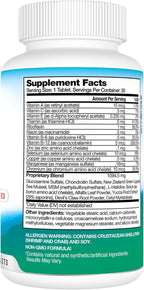 Best Earth Naturals Joint Support- Glucosamine, Chondroitin, MSM & Special Vitamins & Nutrients for Back, Hip & Joint Support - Joint Supplement for Joints, Muscle & Flexibility 30 Day Supply
