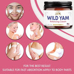 ANGELYCIA Organic Wild Yam Cream for Hormone Balance - Natural Support for Menopause, Perimenopause & PMS Relief - Pure Wild Yam Root Extract Estrogen-Free Balancing Cream for Women - 2 oz