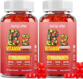 Vitamin B2 Gummies 400mg | Riboflavin 400mg with CoQ10 150mg, Magnesium 200mg | B2 Vitamin 400mg for Kids & Adults, Nervous System & Skin Health | 60 Vegan Chewables（Pack 2