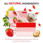 Yoni Soap Bars & Natural Yoni Oil Set, Natural Vaginal Wash for Women Feminine Wash Vaginial Deodorants pH Balance, Eliminates Odor, Feminine Oil 30ml/1 oz, 2 Pcs Vaginal Care Soap (3pcs strawberry)