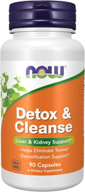 Now Supplements, Detox and Cleanse, 90 Veg Capsules, Liver and Kidney Support*