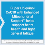 Life Extension Super Ubiquinol CoQ10 with Enhanced Mitochondrial Support, Heart Health Supplement, Maximum Absorption, 50 mg, Non-GMO, Gluten-Free, 100 softgels