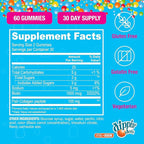 Vital+Boon Dippin Dots - Collagen + Biotin (60 Count) Gummies Rasberry Squish Flavor - 2 Pack