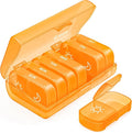 AUVON XL Weekly Pill Organizer 2 Times a Day, AM PM Pill Case with One-Side Large Opening for Easy to Use, Pill Box 7 Day Travel Medication Organizer for Medications, Vitamins, Fish Oils, Supplements