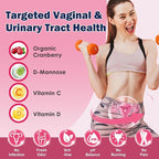ZEBORA Vaginal Probiotics for Women 100 Billion CFUs, Probiotic for Digestive Health & Vaginal pH Balance & Urinary Tract Health, with Organic Cranberry & Prebiotics, 90 Veggie Capsules