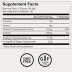 Momentous Grass-Fed Collagen Peptides Powder - Collagen Protein Powder with Fortigel & Vitamin C for Hair, Skin, Nails, & Joint Health Support - NSF Certified for Sport - Packaging May Vary