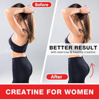 Creatine for Men & Women Creatine Monohydrate Gummies, Creatine Monohydrate per Serving with Taurine & Vitamin B12, Pre-Workout for Max Strength, Energy & Endurance - 2 Pack