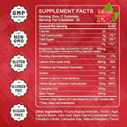 Magnesium Glycinate Gummies 400mg, Mg Potassium Supplement with Chelated Magnesium Malate Complex, Vitamin D, B6, and CoQ10, Supports for Memory, Calm, Mood & Sleep - 60 Count (Pack of 1)