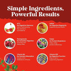 Apple Cider Vinegar Gummies for Weight Loss - Cleanse & Detox Gummies for Gut Health, Bloating & Energy Support - ACV Chews with B12 Vitamin, B6 & Pomegranate for Better Metabolism - 60 Count