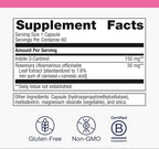 Metagenics Meta Indole-3-Carbinol Supplement - Supports Estrogen Hormone Balance, Antioxidant & Liver Health* - Non-GMO, Gluten-Free, Vegan - GMP Certified Facility - 60 Capsules