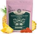 Premium Feminine Balance Gummies Women - Pineapple Gummies for Women pH Probiotic and Immune Support Vegan Gluten Free 60 Gummies 30 Servings