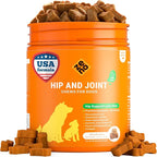 ZENO Glucosamine HCL & Hip and Joint Chews for Dogs - 150 pcs - Advanced Hip and Joint Support for Dogs - with MSM & Green Lipped Mussel - Duck