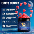Radiya Natural Sleep Aid Gummies - Effective Melatonin 6 mg Fall Asleep Quickly and Gently in 30 Minutes - Sleep+ Gummies for Adults a Restful Night's Sleep - 60 Count (2pcs)