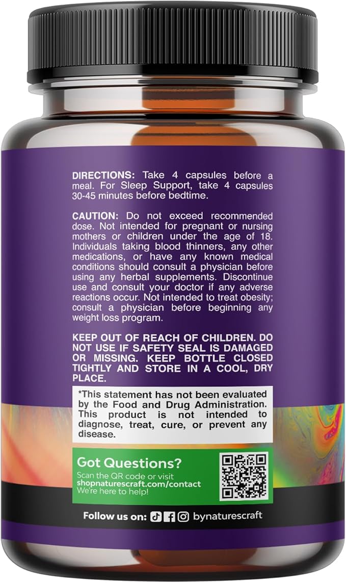 Pure Magnesium Glycinate Supplement 400mg Per Serving - Vegan High Absorption Chelated Magnesium Capsules for Women & Men with Elemental 400mg for Mood Sleep and Relaxation Support - 120 Count