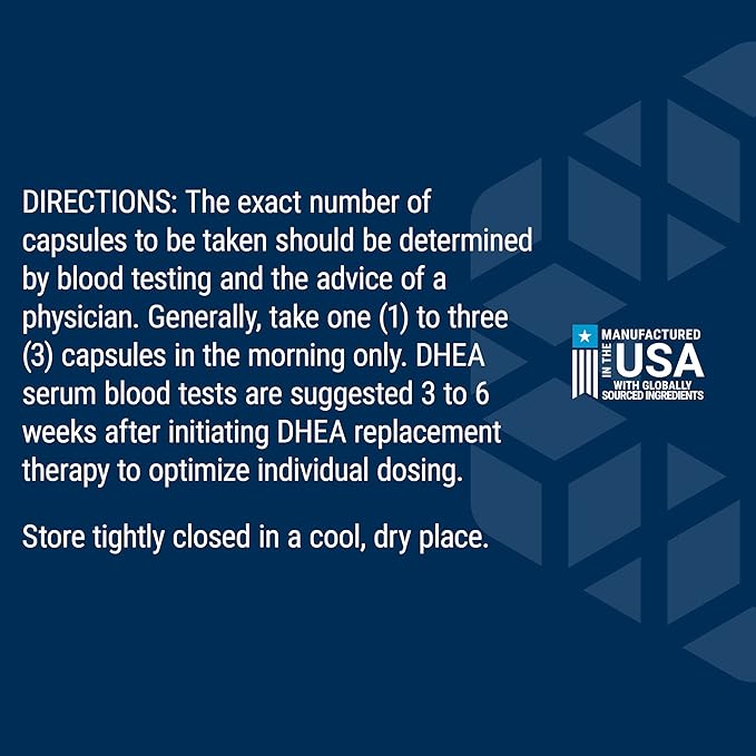 Life Extension DHEA 100 Mg Vegetarian Capsules, 60 Count