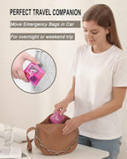 4PS Travel Pill Organizer with 164 Slice Labels，10 Compartments Travel Pill Box Portable Folding Small Pill Case Daily Pill Container Used for Carry Storage Medicine Organizer By M MUchengbao