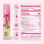 TEAZEN Strawberry Kiwi Kombucha Powder, Hydration Drink Mix, Sugar Free, Live Probiotics & Prebiotics, On-the-Go 30 Packets, 5.29oz
