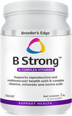 Breeder’s Edge B Strong Powder, B-Complex Vitamin Supplement for Dogs and Cats, Supports Reproductive Health, Promotes Normal Heat Cycles, and Helps Maintain Energy, 1kg