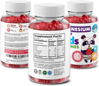 DR. MORITZ Sugar-Free Calm Magnesium Gummies for Kids and Adults - Non-GMO Kids Magnesium Gummies - Raspberry Flavor - 1-Pack (60 Count)