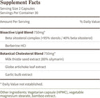 Snap Supplements Liver Health & Cholesterol Health Supplement Bundle with Milk Thistle, Resveratrol, Dandelion to Support Liver, Digestive and Metabolic Health, 60 Capsules Each (30-Day Supply)