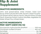 Greenies Supplements Hip and Joint Supplements for Dogs, with Chondroitin & Glucosamine for Dogs, Chicken Flavor, 6.08 oz. Pouch, 30 Count