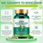 Body Deodorizing Supplement | Body Magic | Chlorophyll Capsules - 120 Count | Natural Internal Deodorant with Chlorophyll & Mint | Supports Freshness for Underarm, Intimate Areas & Breath | Vegan