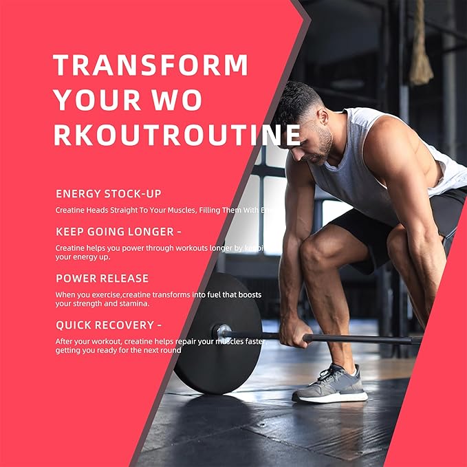 Allcoovita Creatine Monohydrate Gummies 5g for Men & Women. Boost Focus,Strength, and Endurance, Anti-Melting Formula, Vegan, Gluten-Free, Non-GMO,(Peach 120 ct)