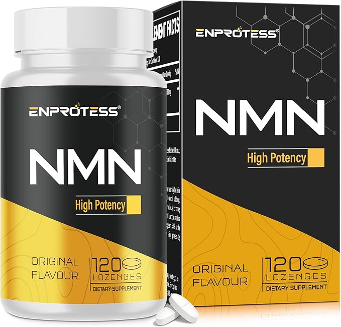 Sublingual NMN 500mg, Max Absorbency & Fast-Acting NMN Supplement（120-Day Supply）, 99% Pure NMN (Nicotinamide Mononucleotide) for NAD, Cell, Immune, Energy, Muscle, Anti-Aging, Longevity, 120 Lozenges