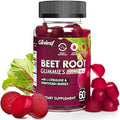 Sugar Free Vegan Beet Root Gummies for Blood Pressure, Beetroot Gummies with L-Citrulline and Hawthorn Extract, Peach Flavor Beet Chews for High Blood Pressure, 60 Count