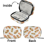 Hotdog Weekly Medicine Pill Organizer Travel Pill Case Box Holder Container Small for Vitamin Supplement