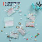 Serfeymi Pill Bags for Travel Pill Pouch Organizer Pack of 540 BPA Free 3 x 2.75 inch Reusable Pill Pouches for Medicine with Write on Label & Zipper Seal Waterproof AM PM Pill Baggies for Supplements