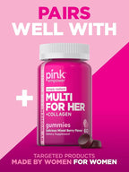 PINK Melatonin Gummies 10mg | Max Potency | Mixed Berry Flavor | Vegan, Non-GMO & Gluten Free Supplement