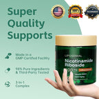 NAD Resveratrol Supplement Plus Extra Strength, Nicotinamide Riboside NR 900mg for Women & Men, NAD Supplement NMN Alternative– Liposomal Formula for Energy, Anti-Aging