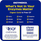 Enzymedica Digest Gold + ATPro, Maximum Strength Enzyme Formula, Fast-Acting, Helps Digest Large Meals, Prevents Bloating and Gas, 240 Capsules